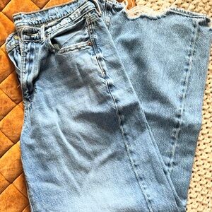 American Eagle Wide Leg Jeans Size 10